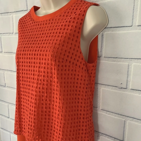 J.Crew Factory Eyelet Shell Sleeveless Tank - Picture 3 of 10
